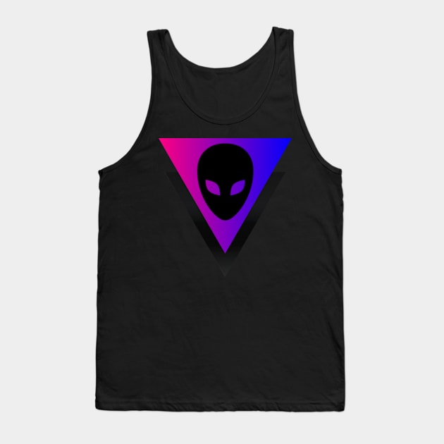 Retro alien Tank Top by SAMUEL FORMAS